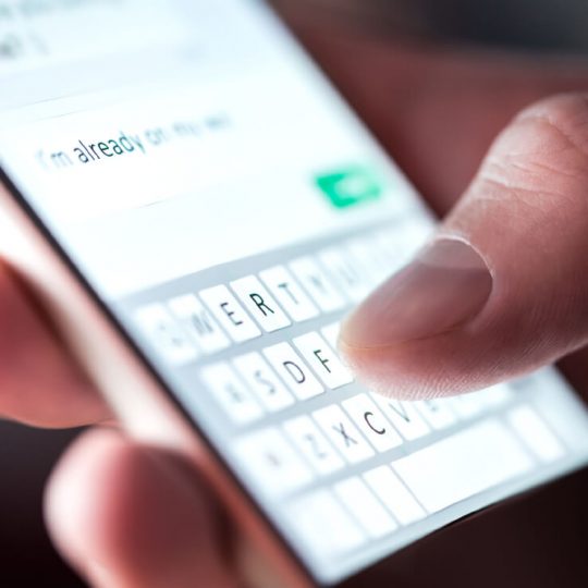 SMS in Facebook messenger marketing