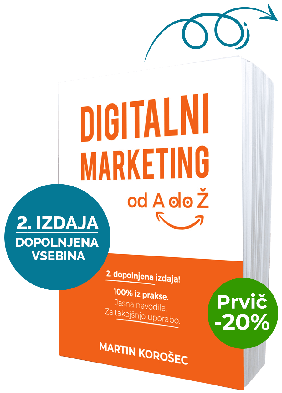 Digitalni marketing knjiga, Knjiga Digitalni marketing od A do Ž – Kako v praksi postati strokovnjak spletnega oglaševanja? – Martin Korošec
